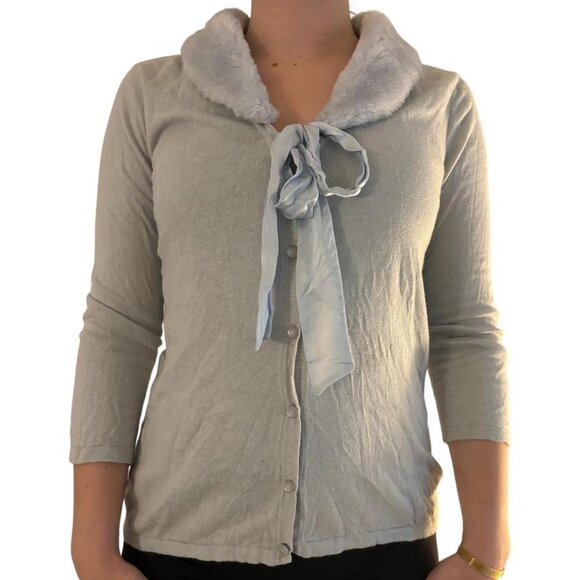 Sweaters - Vintage Y2K Baby Blue Cardigan